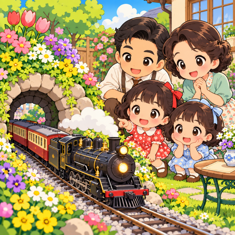 妻と交わした線路の契約書のイラスト
