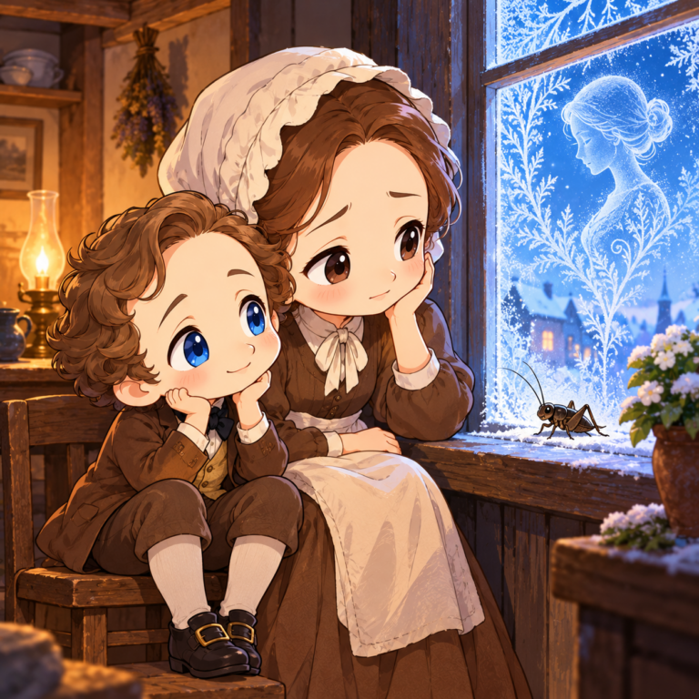 母が語った「氷の乙女」のイラスト