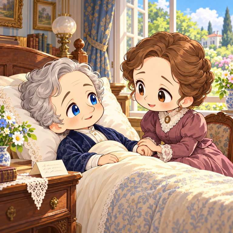 死因は肝臓がんだったのイラスト