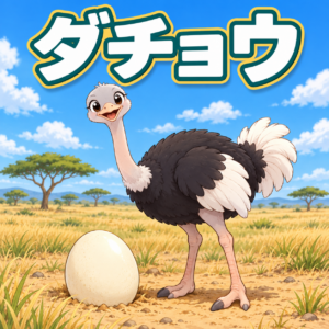 ダチョウの雑学のアイキャッチ画像
