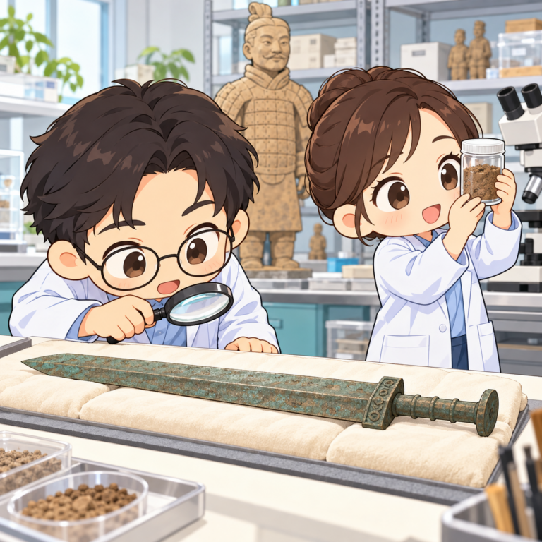 錆びない武器の本当の理由のイラスト