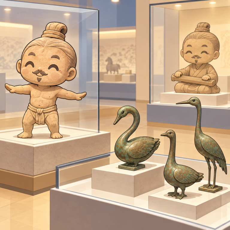 兵士だけじゃない陪葬坑のイラスト