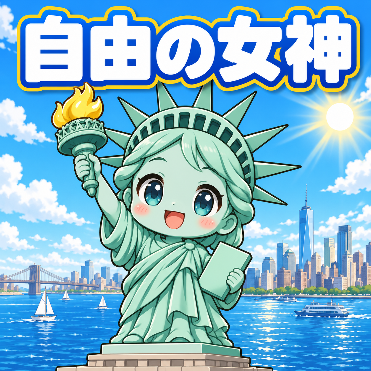 自由の女神の雑学のアイキャッチ画像