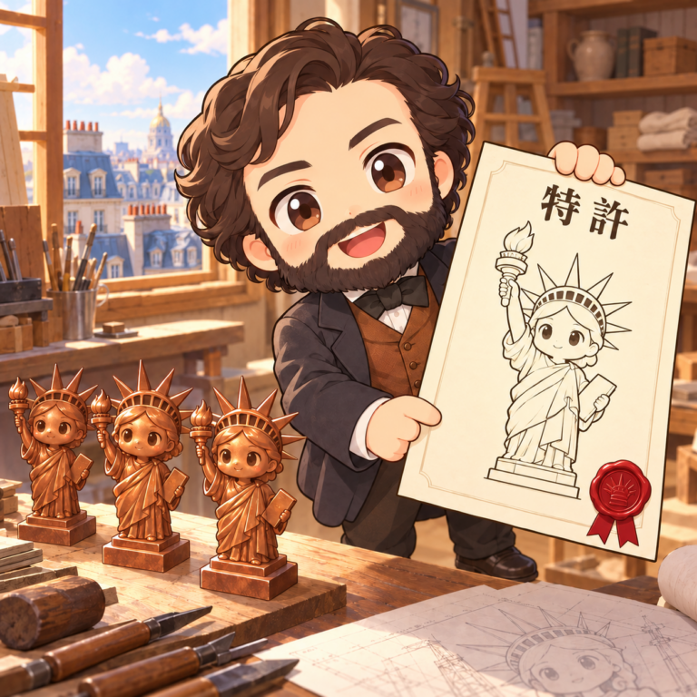 デザインは特許で守られたのイラスト