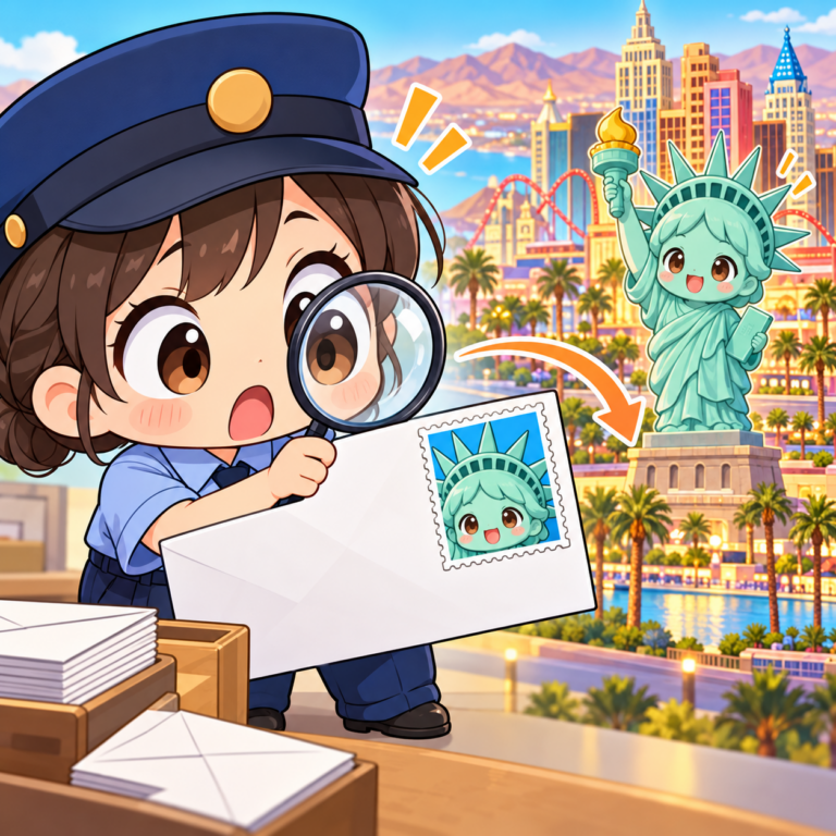切手の写真はレプリカのイラスト