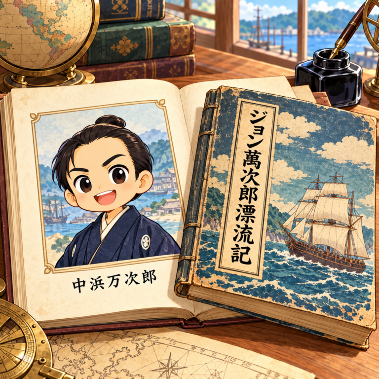 ジョン万次郎の本名はのイラスト