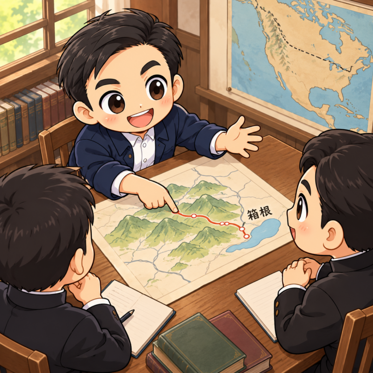 箱根駅伝はもともと選考会のイラスト