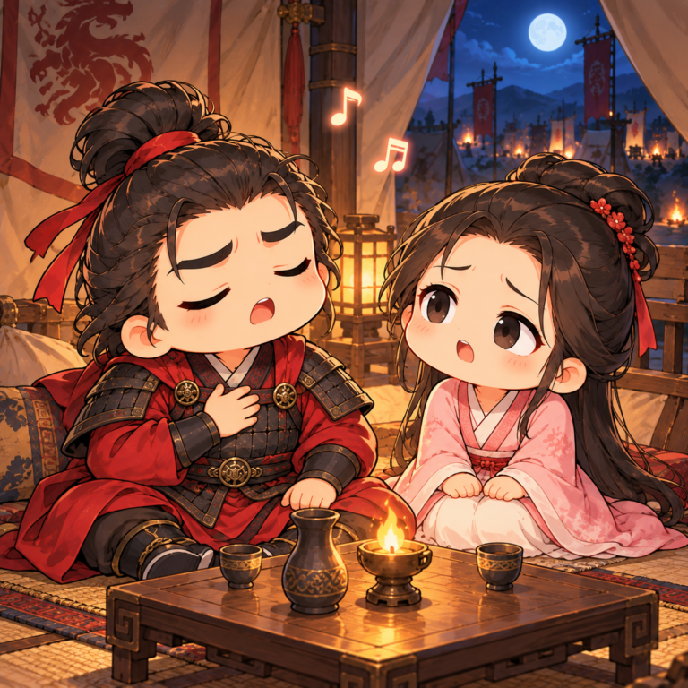 虞美人は本当にいたのかのイラスト