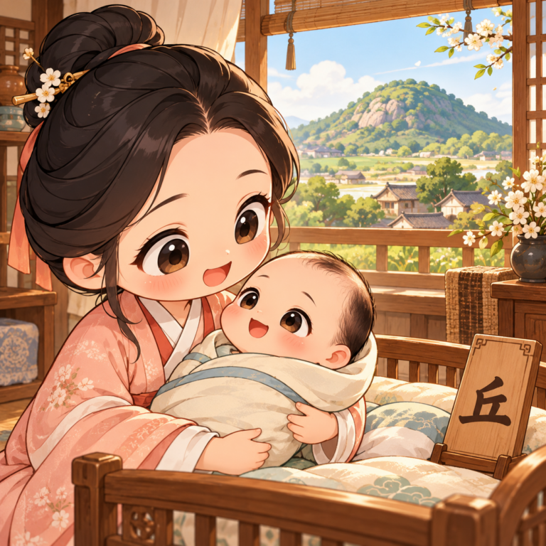 「丘」という名前の由来のイラスト
