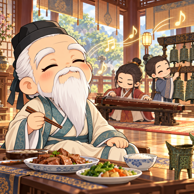 肉の味を忘れた3か月のイラスト