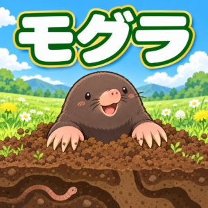 モグラの雑学のアイキャッチ画像