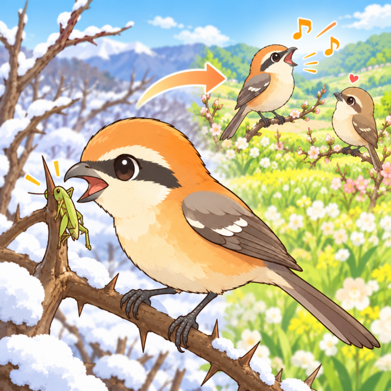 はやにえはモテるための栄養食のイラスト