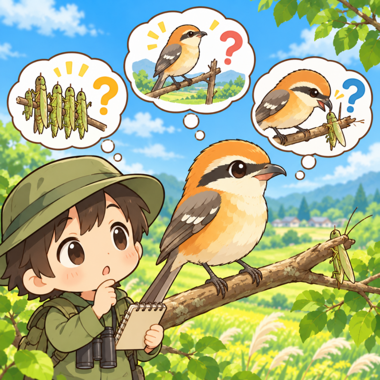 はやにえの理由は昔から諸説のイラスト