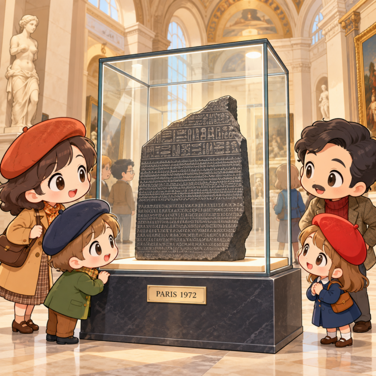展示で館外へ出たのはパリだけのイラスト