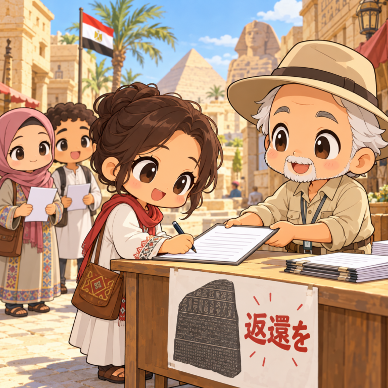 今も続く返還を求める声のイラスト