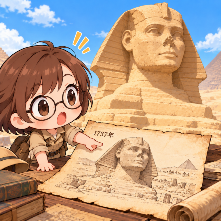 なぜ鼻がない?犯人の正体のイラスト