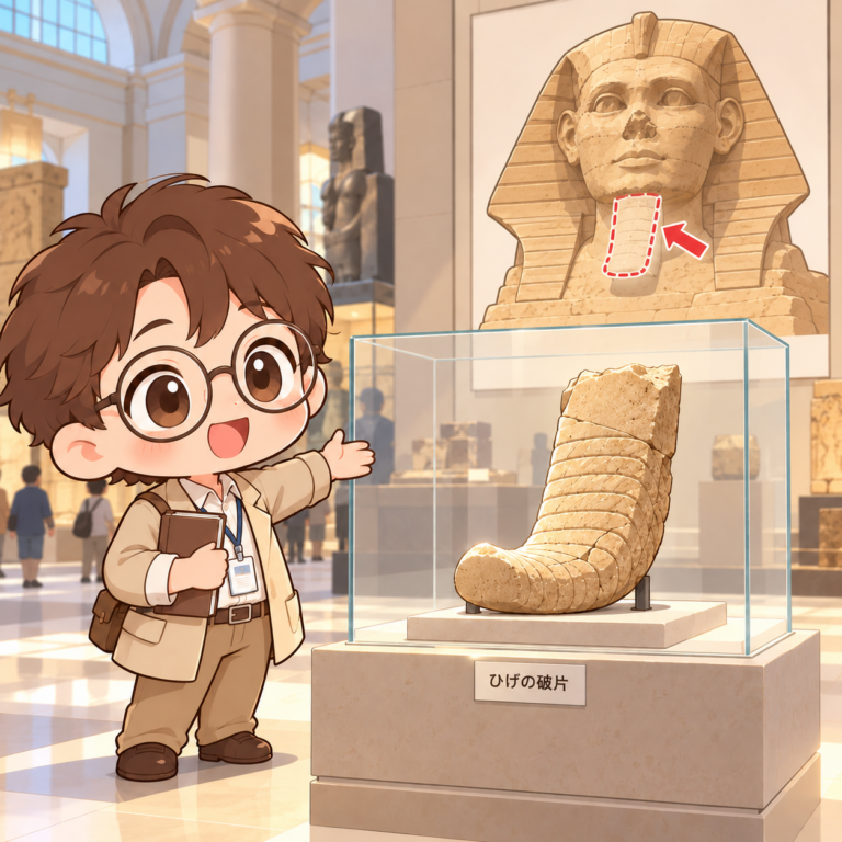 あごひげはロンドンにあるのイラスト