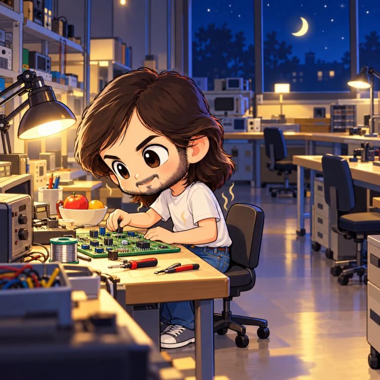 体臭で夜勤に回されたのイラスト