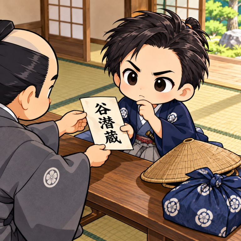 藩の命令で谷潜蔵に改名のイラスト