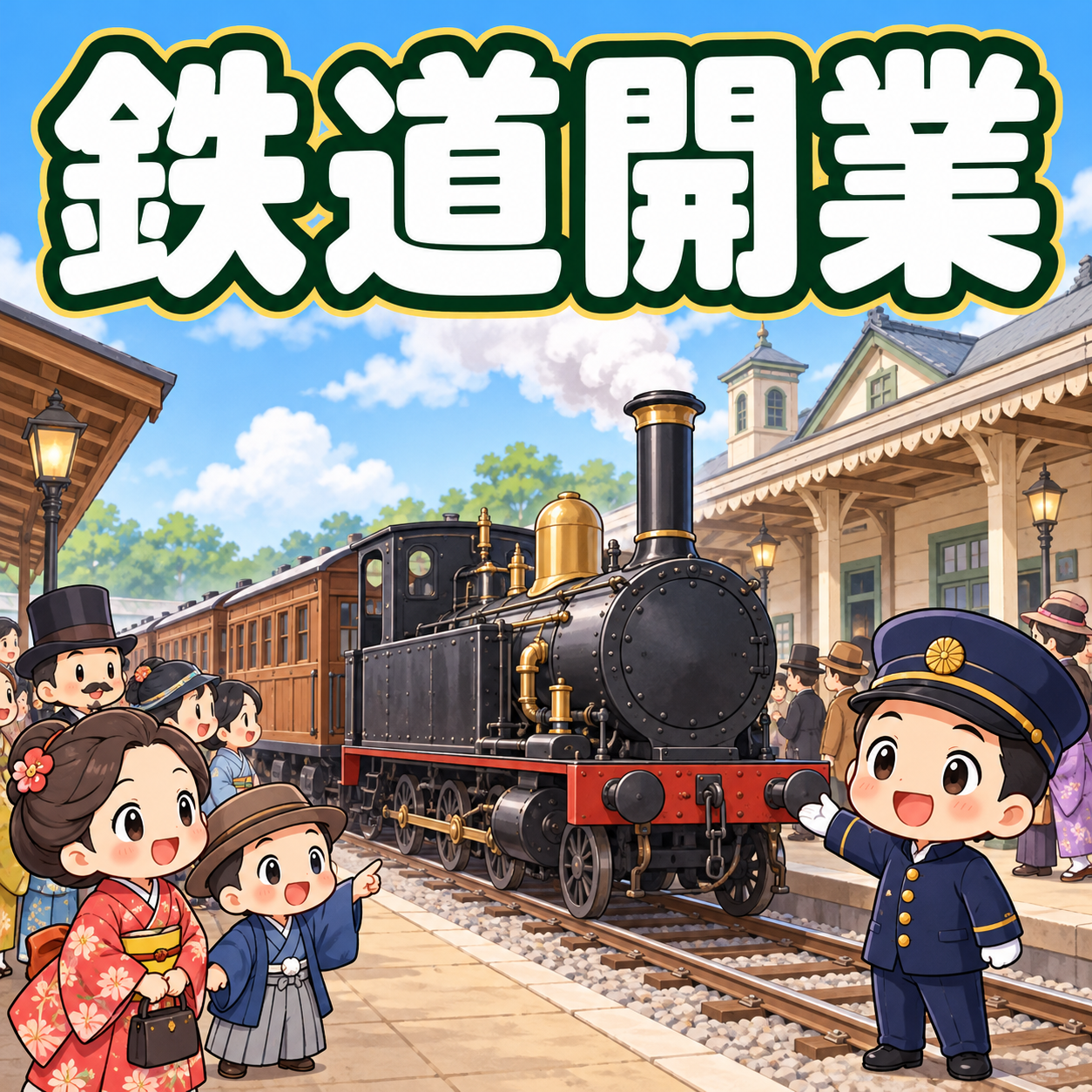 鉄道開業の雑学のアイキャッチ画像